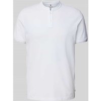 Cinque T-Shirt mit kurzer Knopfleiste in Weiss, Größe S von CINQUE