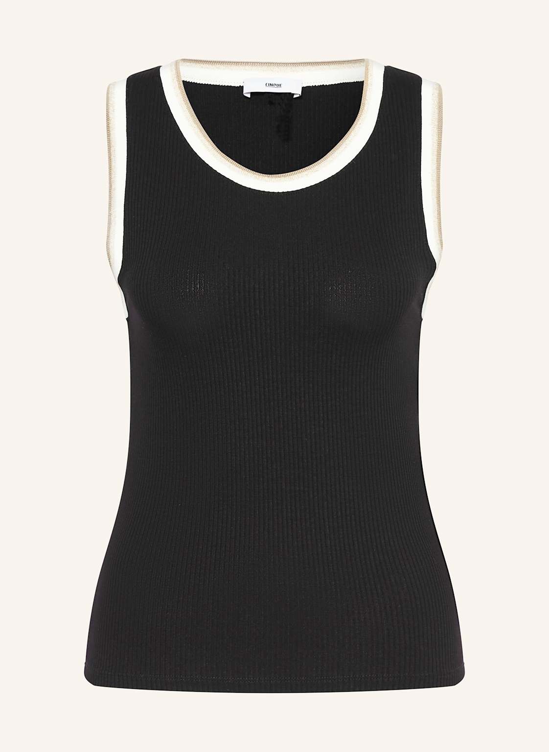 Cinque Top Ciral Mit Glitzergarn schwarz Cinque Top Ciral Mit Glitzergarn schwarz von CINQUE