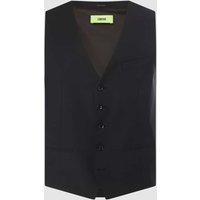 Cinque Anzugweste mit V-Ausschnitt Modell 'Castello' in Black, Größe 54 von CINQUE