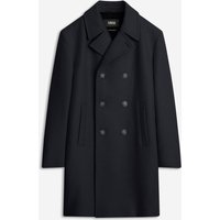 Cinque zweireihiger Mantel aus Wollmischung mit fallendem Revers in 106 von CINQUE
