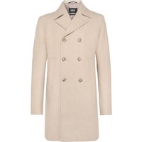 Cinque zweireihiger Mantel aus Wollmischung mit fallendem Revers in 98 von CINQUE