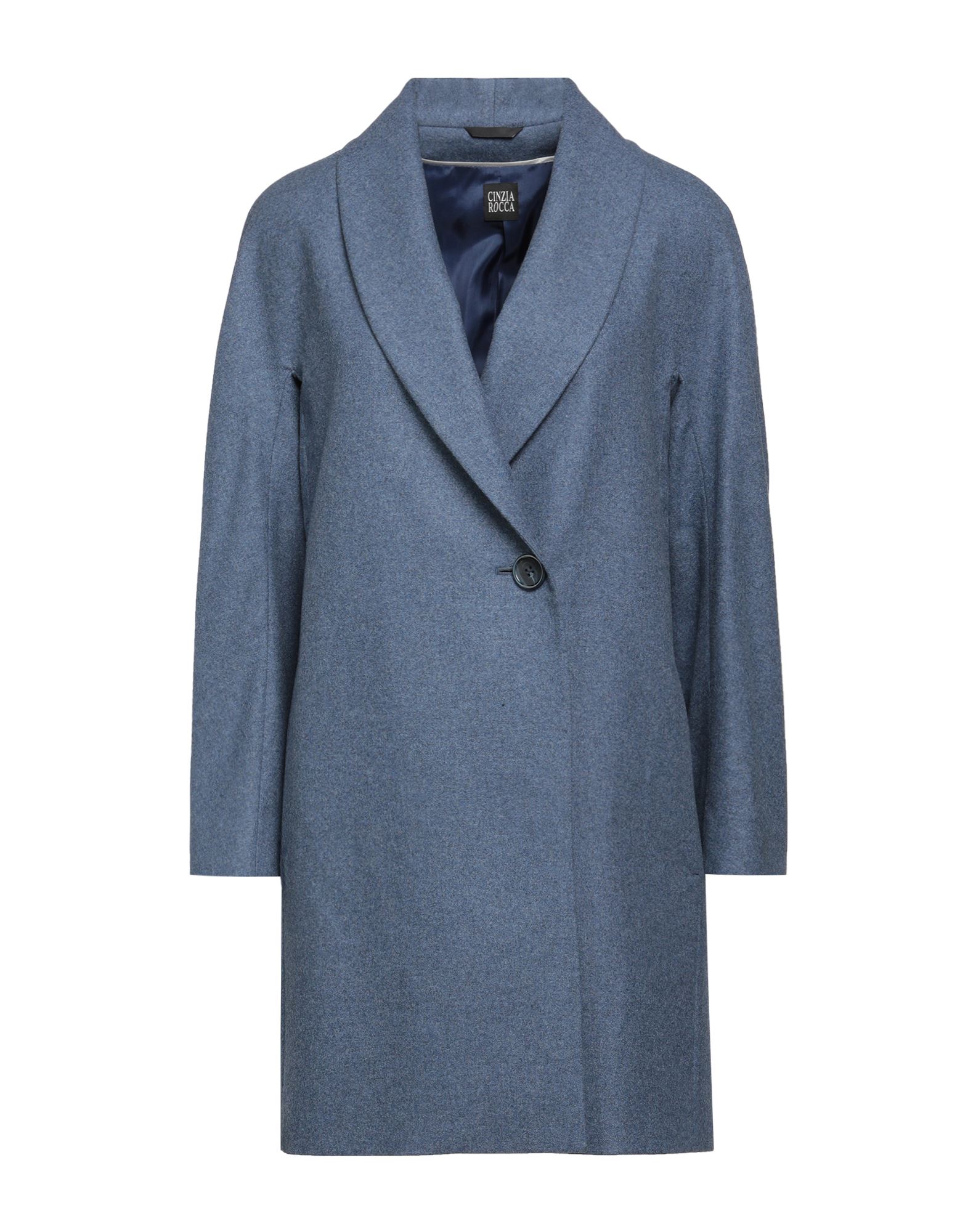 CINZIA ROCCA Lange Jacke Damen Taubenblau von CINZIA ROCCA