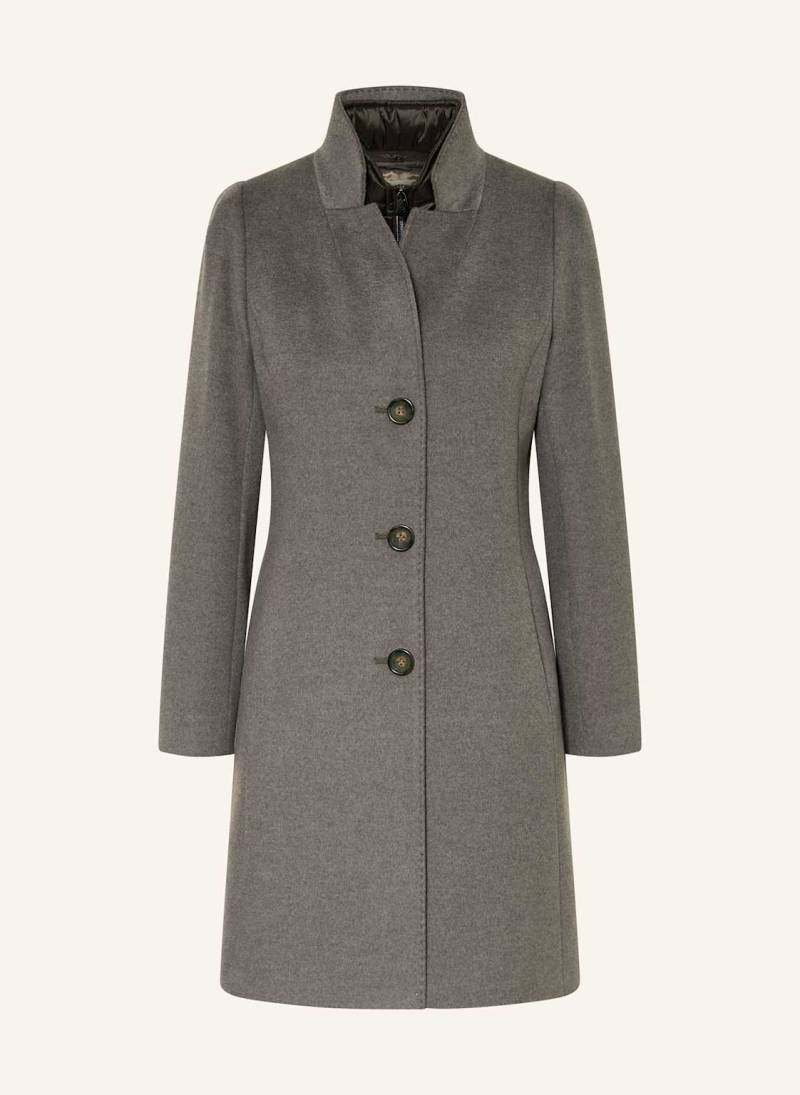 Cinzia Rocca Wollmantel Mit Herausnehmbarer Blende grau von CINZIA ROCCA