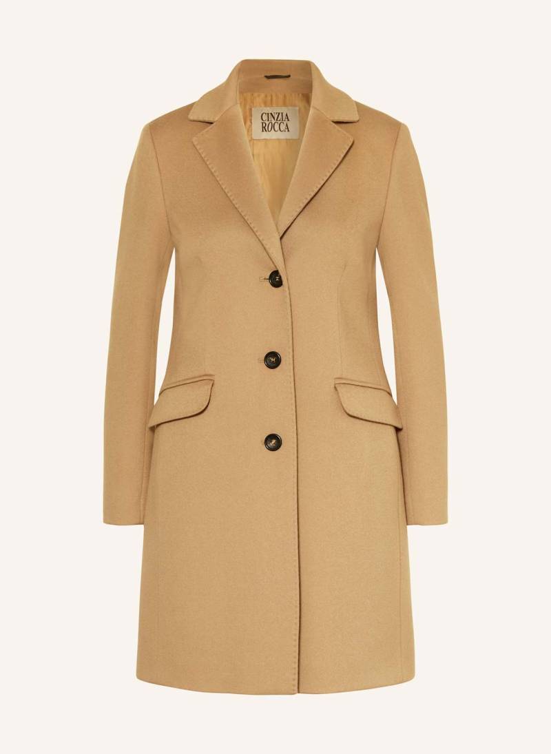 Cinzia Rocca Wollmantel braun von CINZIA ROCCA