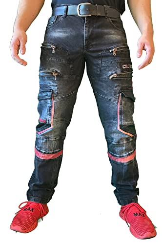 Cipo & Baxx Fragment Herren Jeans Denim Slim Fit CD561 (W32/L34) von Cipo & Baxx