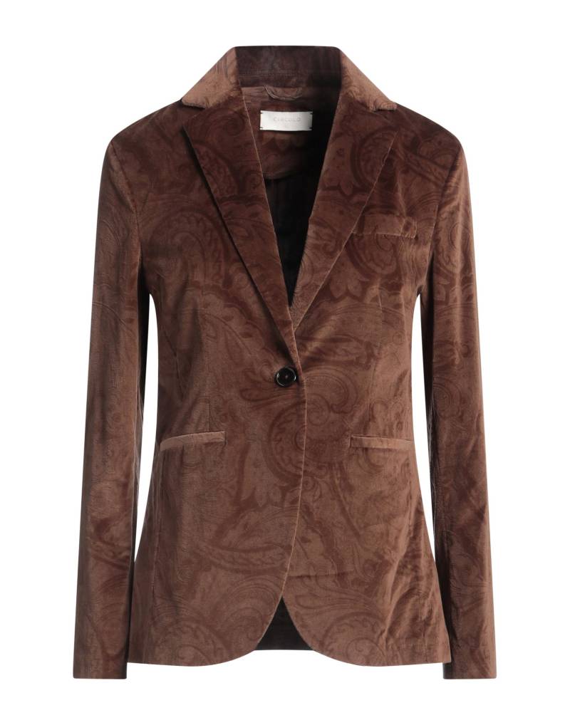 CIRCOLO 1901 Blazer Damen Braun von CIRCOLO 1901