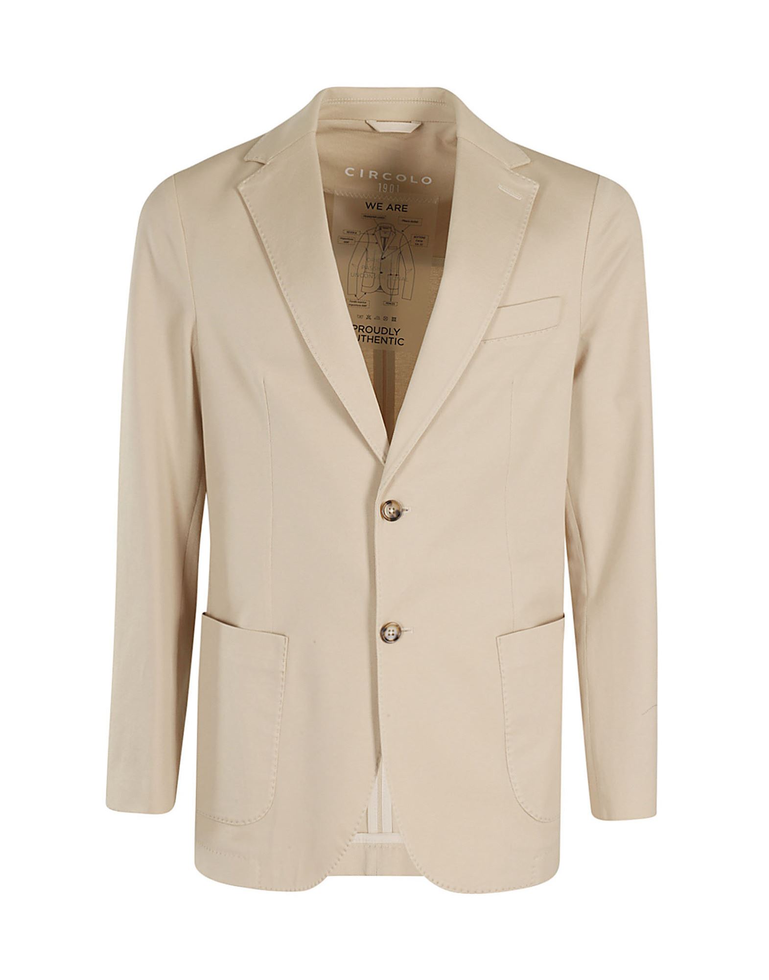 CIRCOLO 1901 Blazer Herren Beige von CIRCOLO 1901