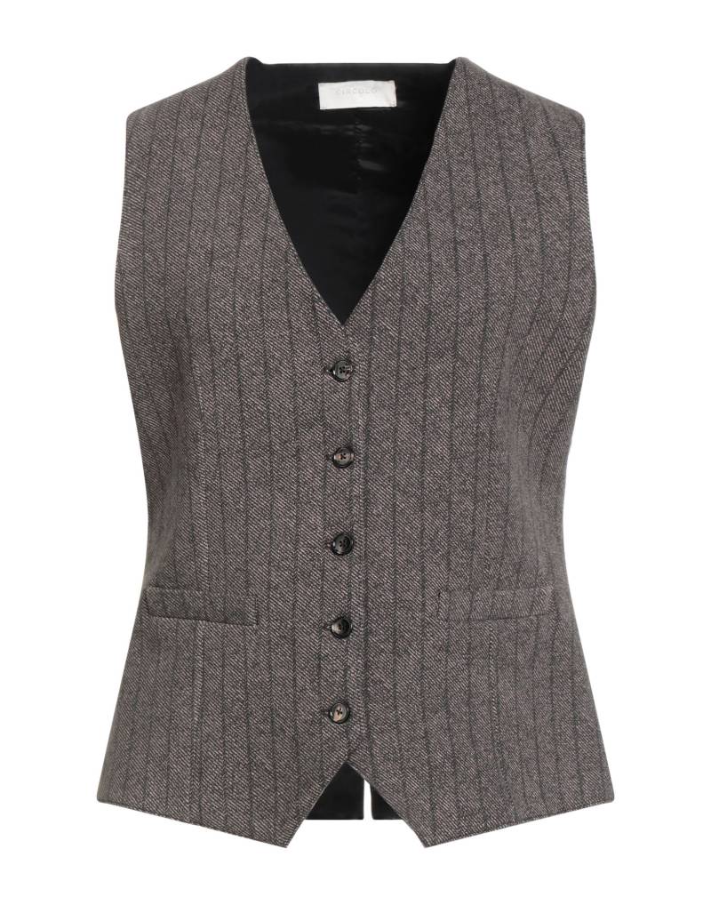 CIRCOLO 1901 Couture-weste Damen Dunkelbraun von CIRCOLO 1901