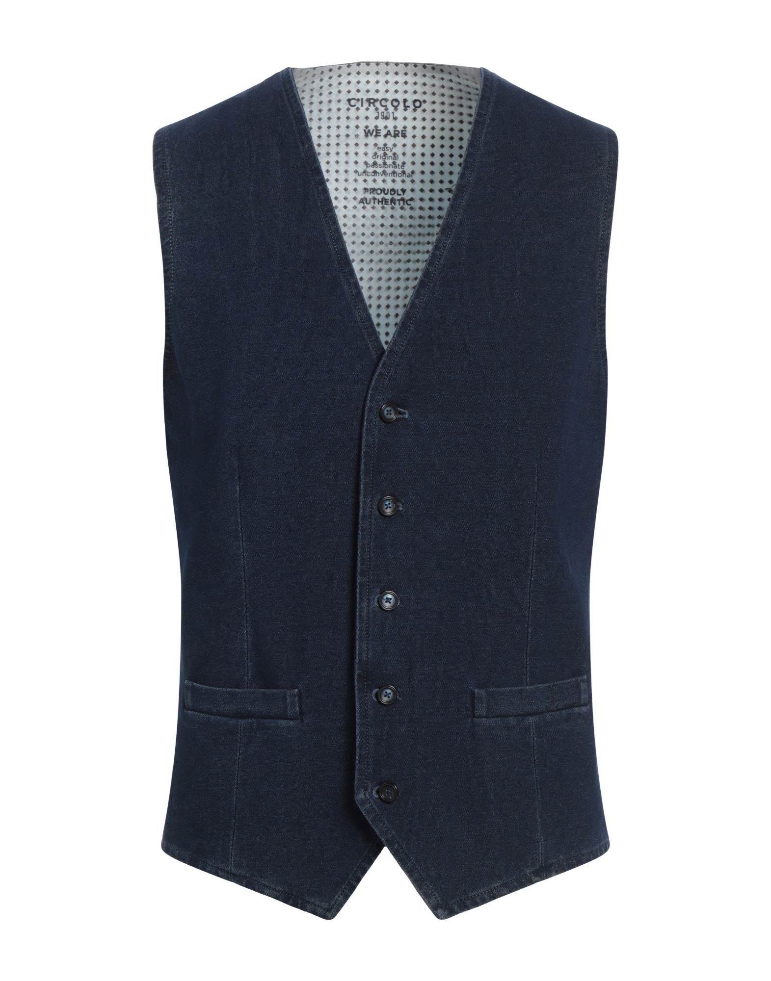 CIRCOLO 1901 Couture-weste Herren Blau von CIRCOLO 1901