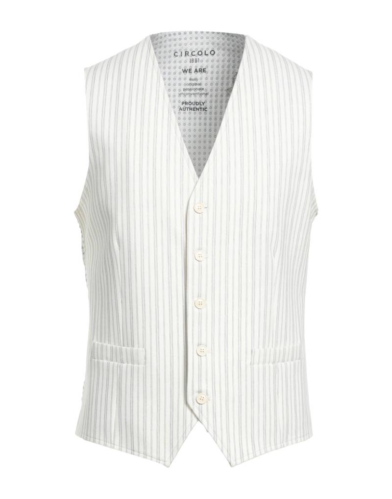 CIRCOLO 1901 Couture-weste Herren Cremeweiß von CIRCOLO 1901
