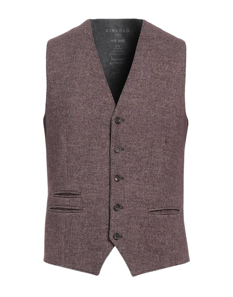 CIRCOLO 1901 Couture-weste Herren Dunkelbraun von CIRCOLO 1901