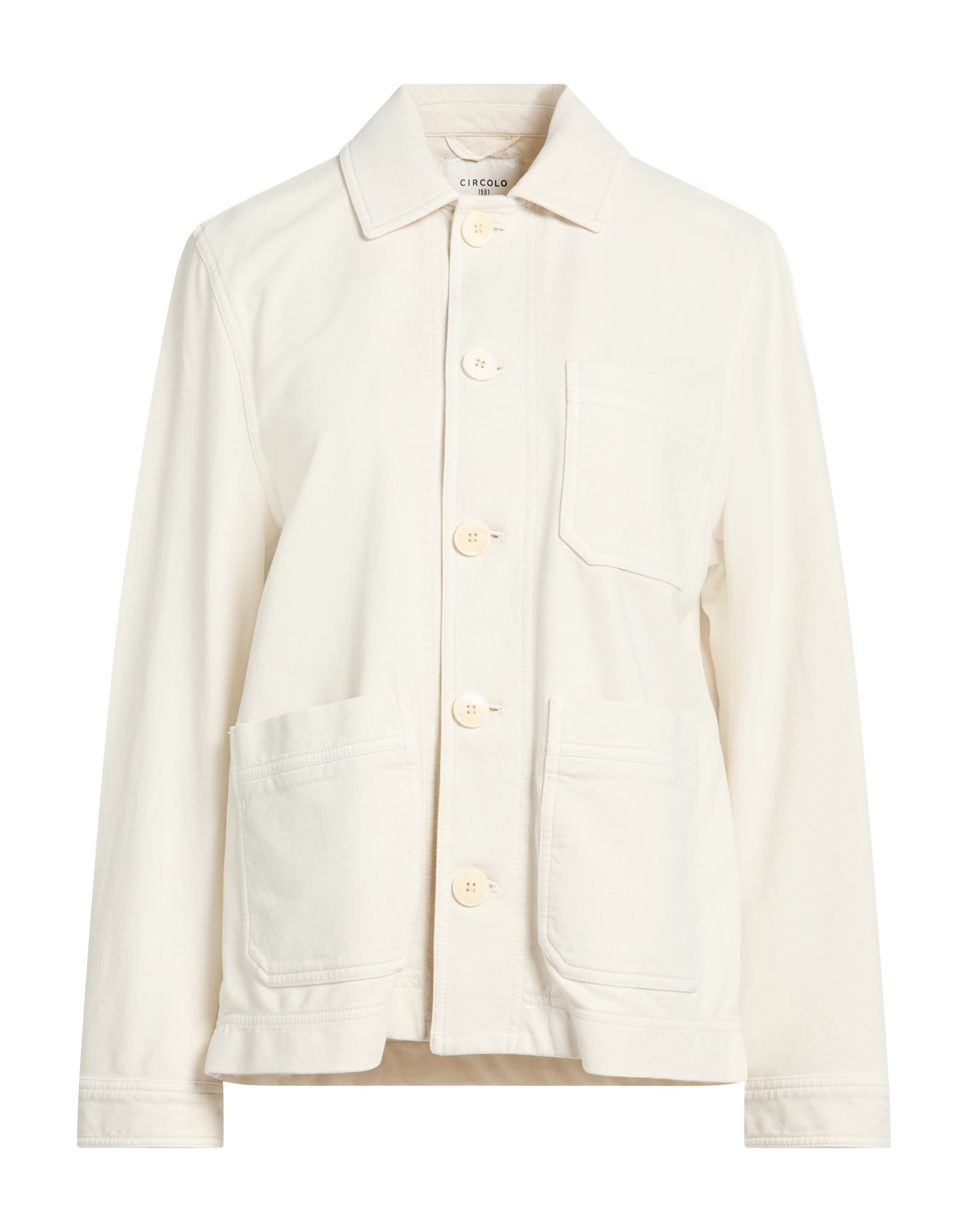 CIRCOLO 1901 Jacke & Anorak Damen Cremeweiß von CIRCOLO 1901