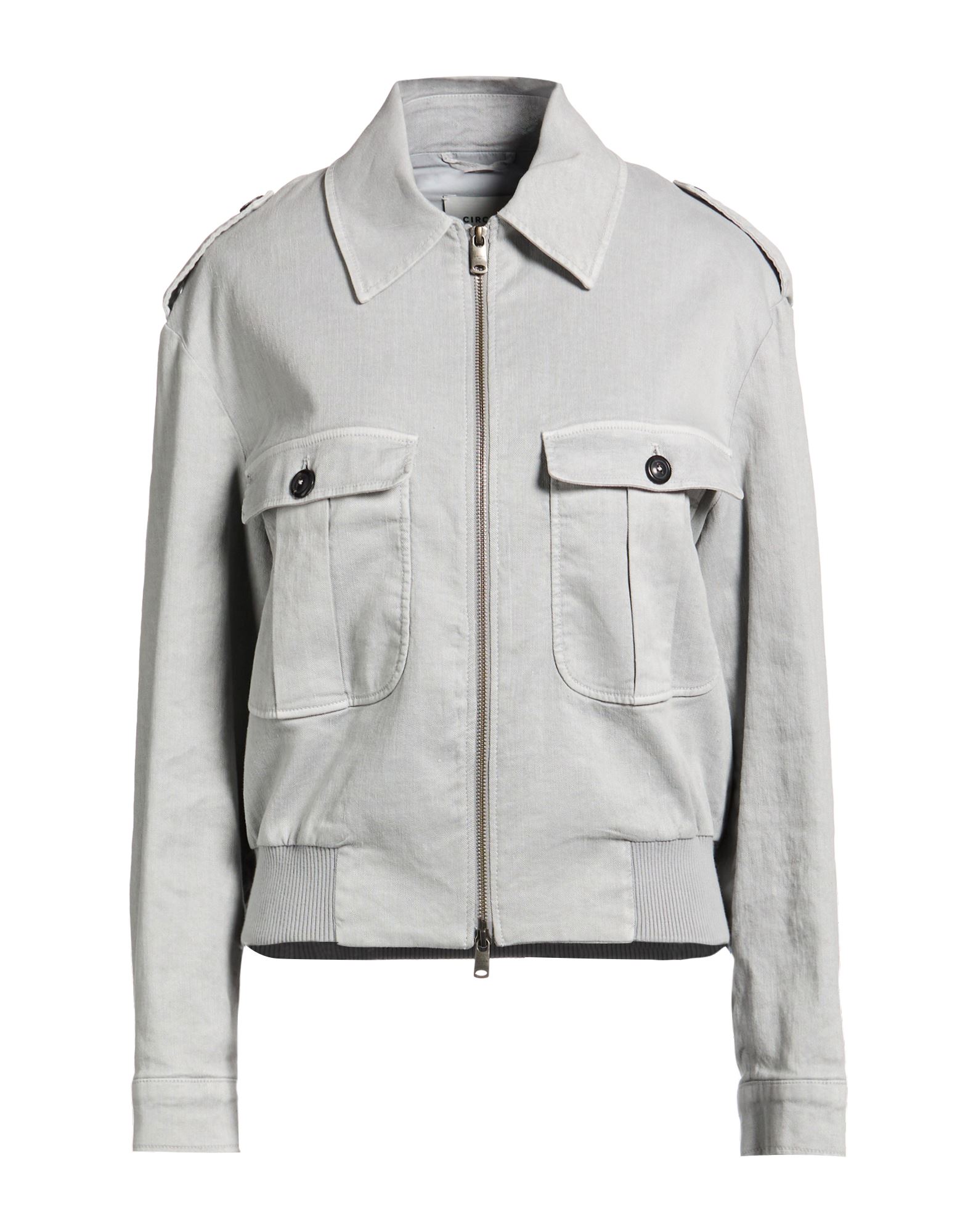 CIRCOLO 1901 Jacke & Anorak Damen Grau von CIRCOLO 1901