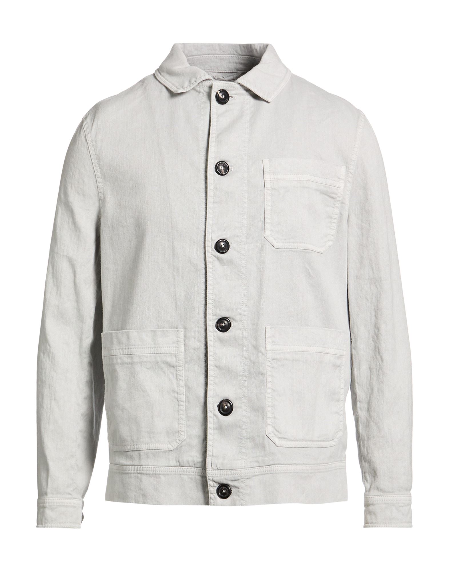 CIRCOLO 1901 Jeanshemd Herren Hellgrau von CIRCOLO 1901