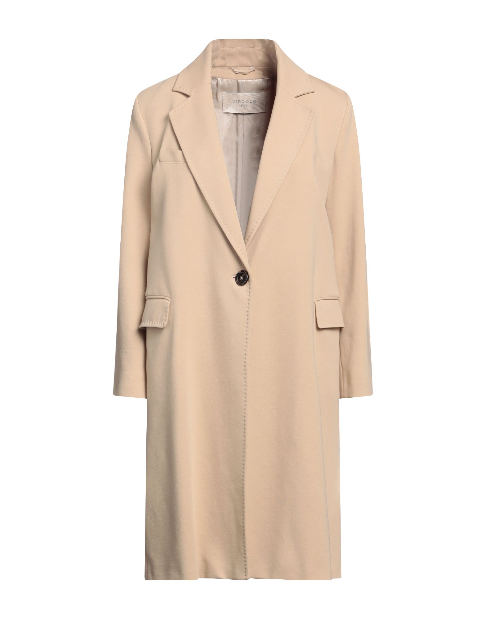 CIRCOLO 1901 Jacke, Mantel & Trenchcoat Damen Beige von CIRCOLO 1901