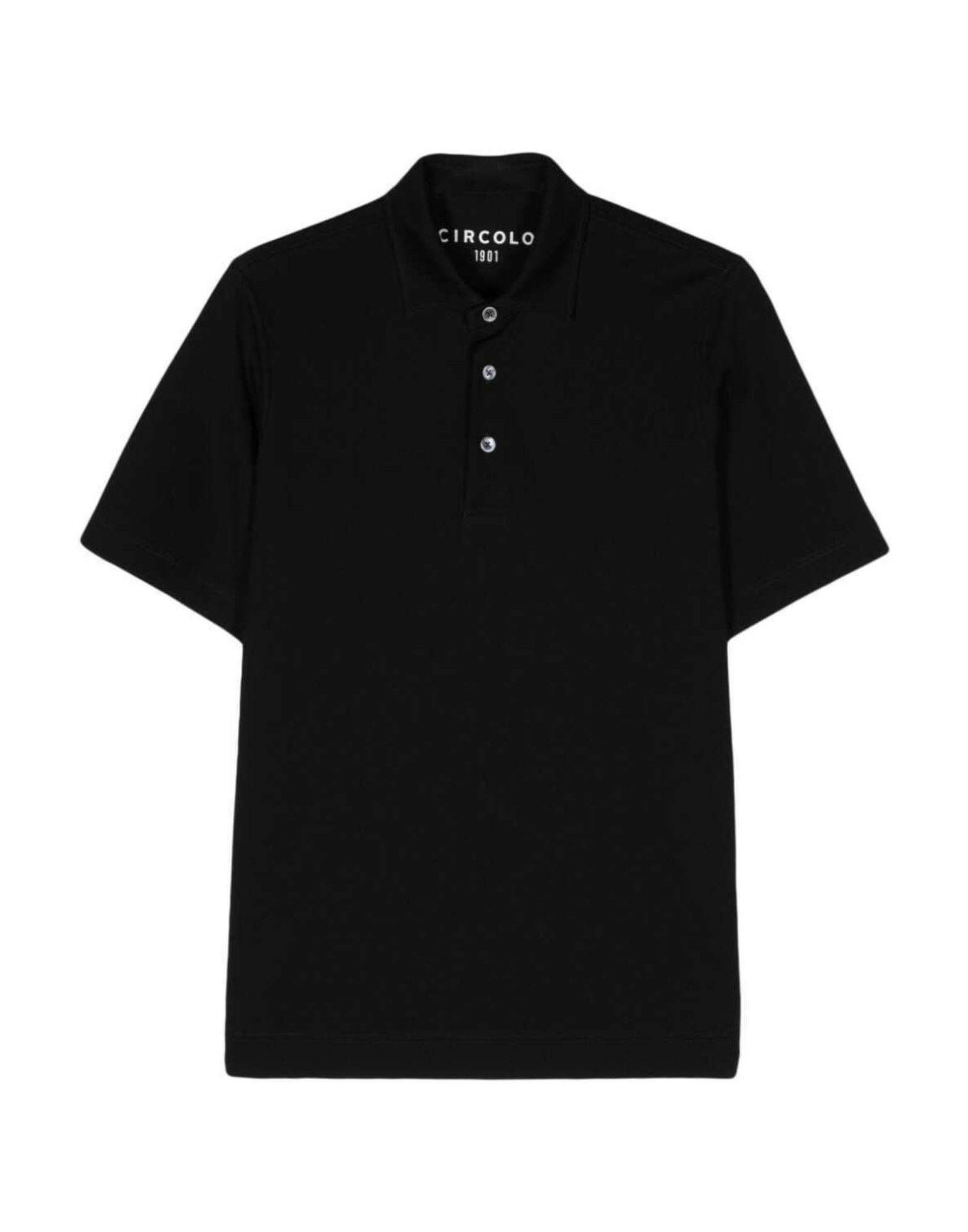 CIRCOLO 1901 Poloshirt Herren Schwarz von CIRCOLO 1901