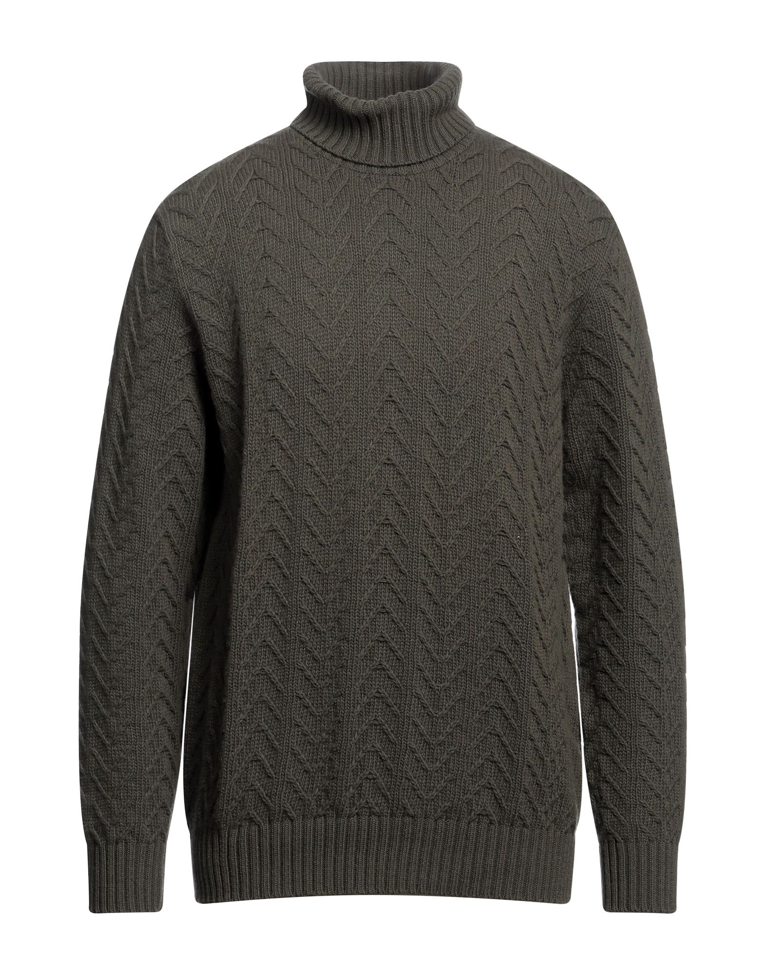 CIRCOLO 1901 Rollkragenpullover Herren Militärgrün von CIRCOLO 1901