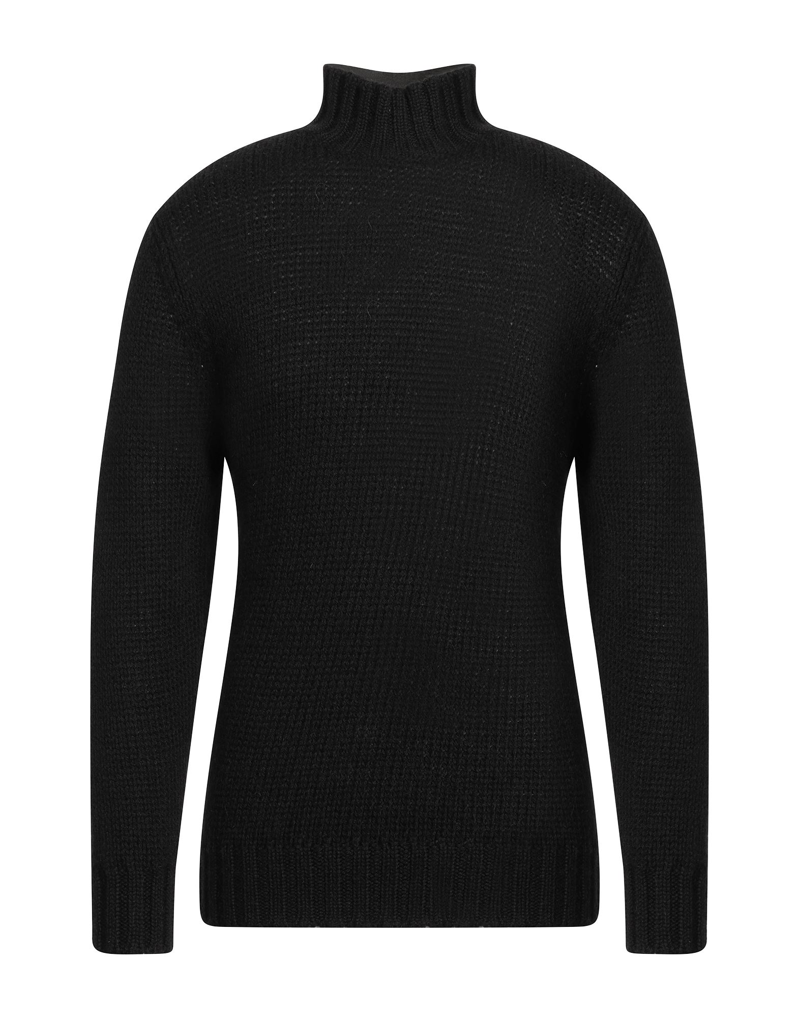 CIRCOLO 1901 Rollkragenpullover Herren Schwarz von CIRCOLO 1901