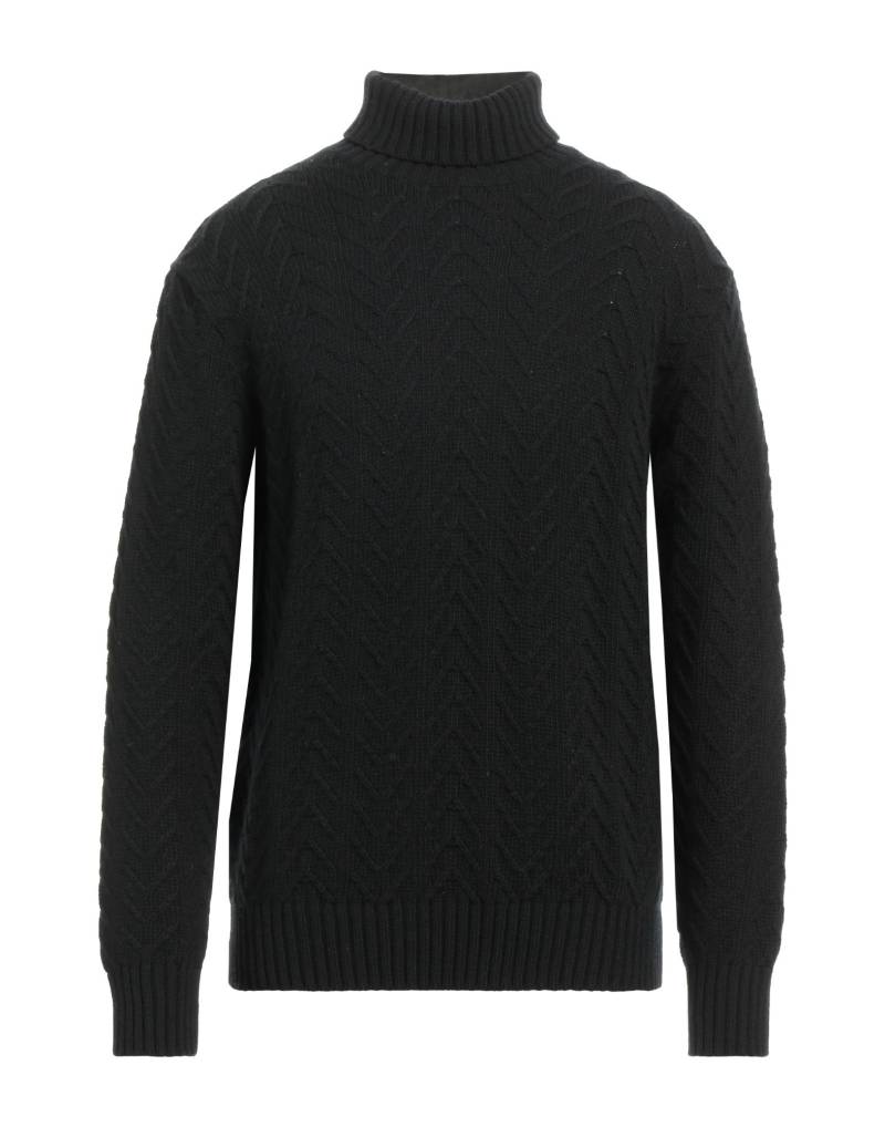 CIRCOLO 1901 Rollkragenpullover Herren Schwarz von CIRCOLO 1901