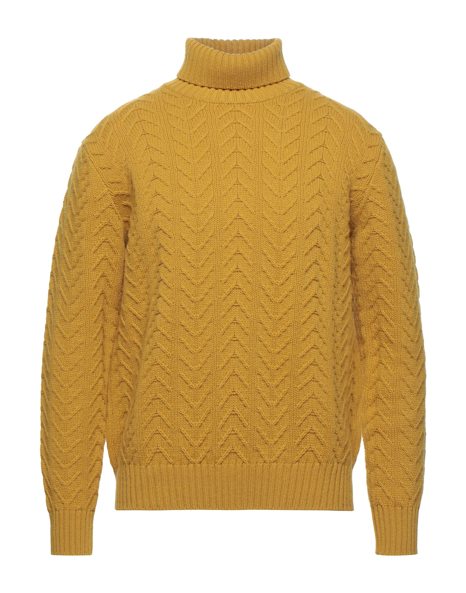 CIRCOLO 1901 Rollkragenpullover Herren Senf von CIRCOLO 1901