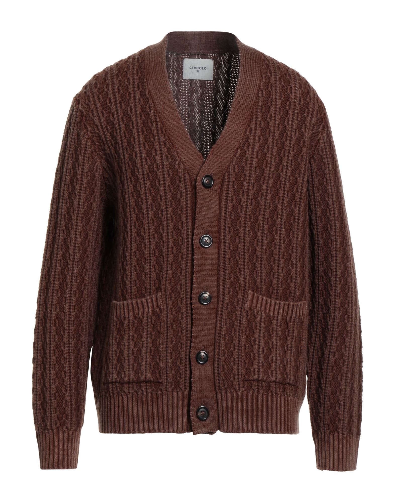CIRCOLO 1901 Strickjacke Herren Braun von CIRCOLO 1901