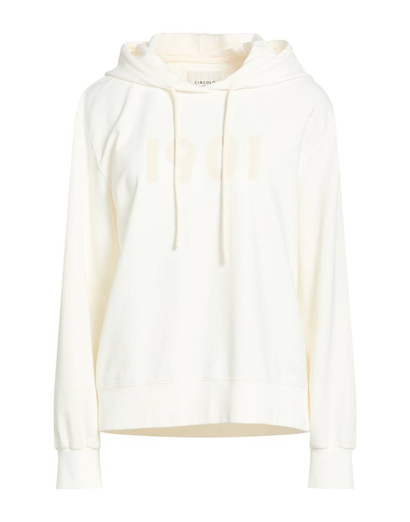 CIRCOLO 1901 Sweatshirt Damen Weiß von CIRCOLO 1901