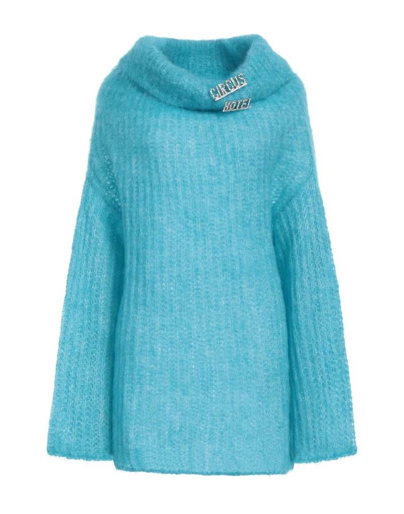 CIRCUS HOTEL Rollkragenpullover Damen Azurblau von CIRCUS HOTEL