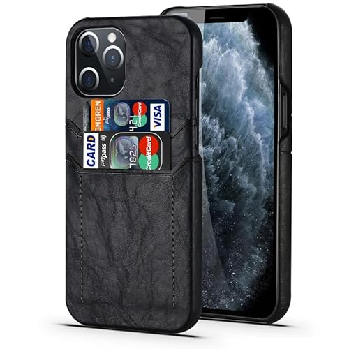 CIRONI Brieftaschenetui für iPhone 14Pro Max/14 Pro/14 Plus/14, Kreditkartenetui mit Taschen aus hochwertigem PU-Leder, Schwarz, 14 6,1 Zoll von CIRONI