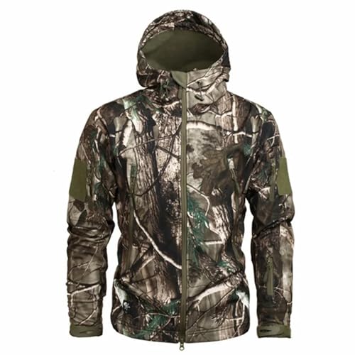 Wandern Armee Jacken Männer Camouflage Militärische Taktische Jacke Herbst Winter Shark Haut Soft Shell Wasserdichte Jacke Windjacke (Color : Kymc, Size : S for 50-60kg) von CIRONI