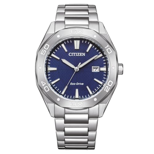 CITIZEN Herren Analog Eco-Drive Uhr mit Edelstahl Armband BM7631-52L von Citizen