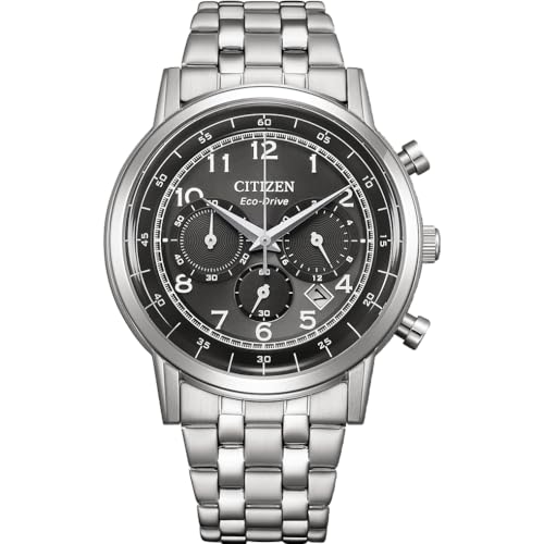 CITIZEN Herren Analog Eco-Drive Uhr mit Edelstahl Armband CA4630-53E von Citizen