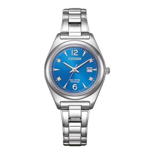 CITIZEN Damen Analog Quarz Uhr mit Titan Armband EW2601-81L von Citizen