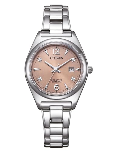 CITIZEN Damen Analog Quarz Uhr mit Titan Armband EW2601-81Z von Citizen
