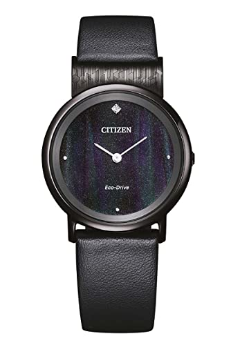 CITIZEN Eco-Drive Damen-Armbanduhr Titan Schwarz EG7095-13E von Citizen