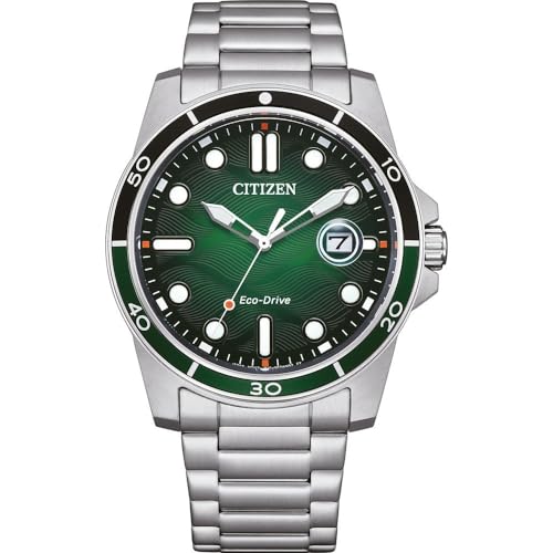 CITIZEN Herren Analog Quarz Uhr mit Edelstahl Armband AW1811-82X von Citizen