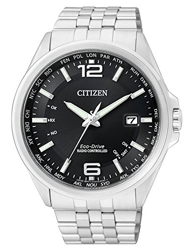 CITIZEN Herren Analog Quarz Uhr mit Edelstahl Armband CB0010-88L von CITIZEN