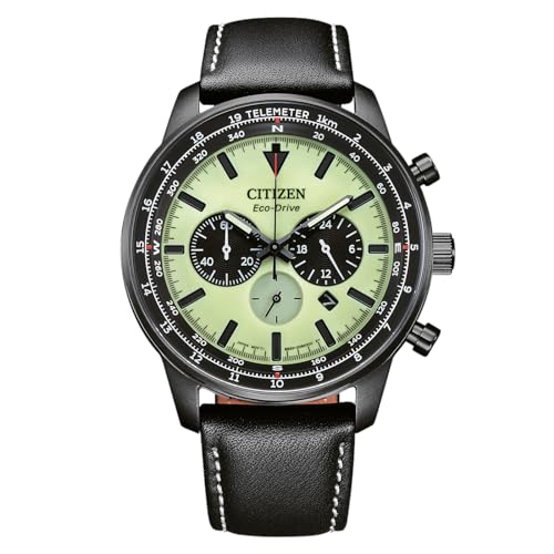 CITIZEN Herren Analog Quarz Uhr mit Leder Armband CA4505-21X von Citizen
