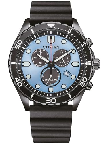 CITIZEN Herren Analog Quarz Uhr mit Polyurethan Armband AT2567-18L von CITIZEN