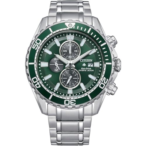 CITIZEN Eco-Drive Promaster Herren-Chronograph Grün CA0820-50X von CITIZEN