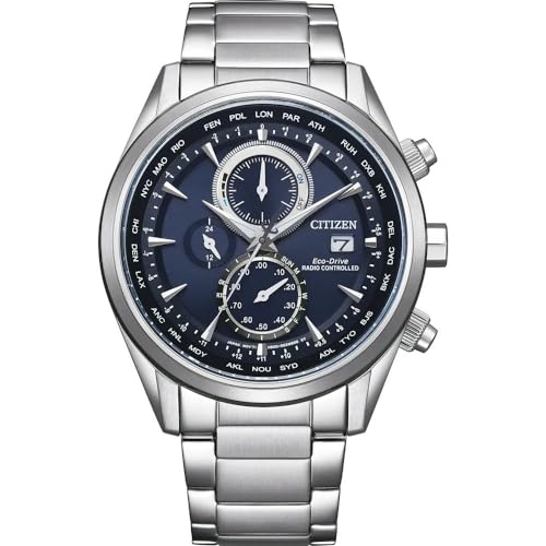 CITIZEN Uhren Analog Eco-Drive, Funk One Size Silber 32025927 von CITIZEN