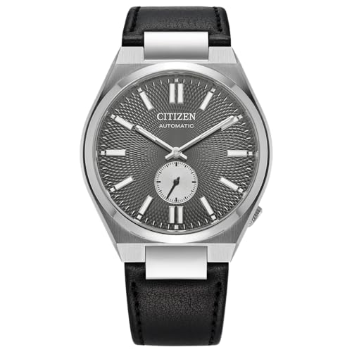 Citizen Herren Analog Automatik Uhr mit Leder Armband NK5010-01H von Citizen