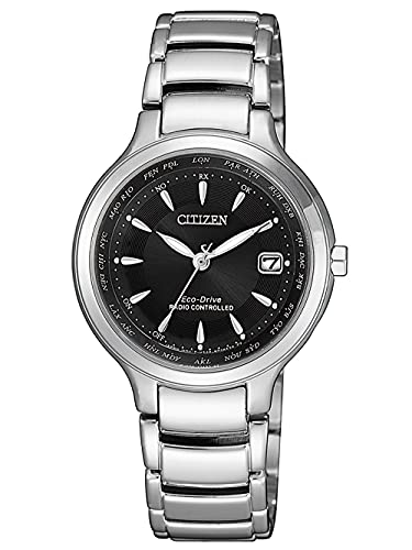 Citizen Damen Analog Eco-Drive Uhr mit Edelstahl Armband EC1170-85E von CITIZEN