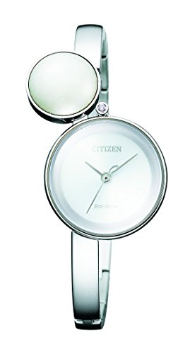 Citizen Damen Analog Quarz Uhr mit Edelstahl Armband EW5490-59A von Citizen