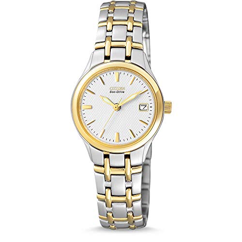 Citizen Damen Analog Quarz Uhr mit Edelstahl beschichted Armband EW1264-50A von CITIZEN