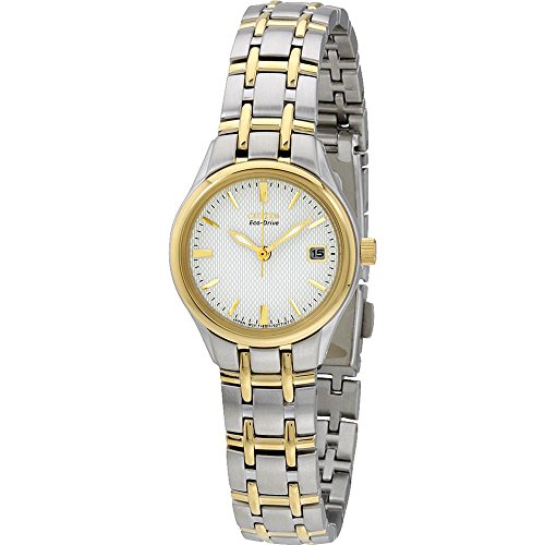 Citizen Damen Analog Quarz Uhr mit Edelstahl beschichted Armband EW1264-50A von Citizen