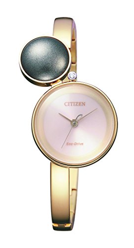 Citizen Damen Analog Quarz Uhr mit Edelstahl beschichtet Armband EW5493-51W von CITIZEN