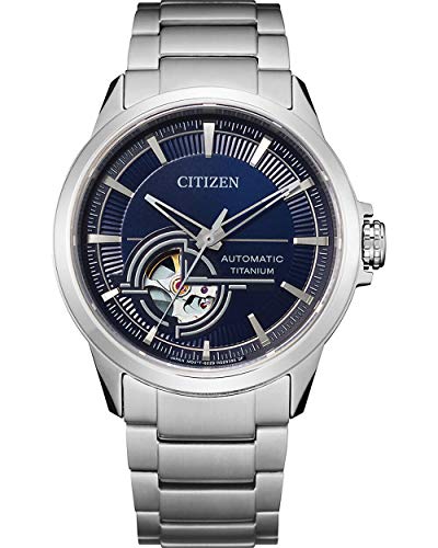 Citizen Herren Analog Automatik Uhr mit Super Titanium Armband NH9120-88L Citizen Herren Analog Automatik Uhr mit Super Titanium Armband NH9120-88L von Citizen