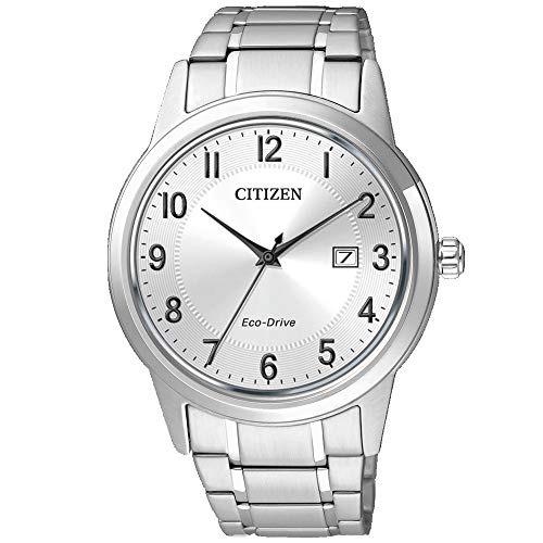 Citizen Herren Analog Quarz Uhr mit Edelstahl Armband AW1231-58B von CITIZEN
