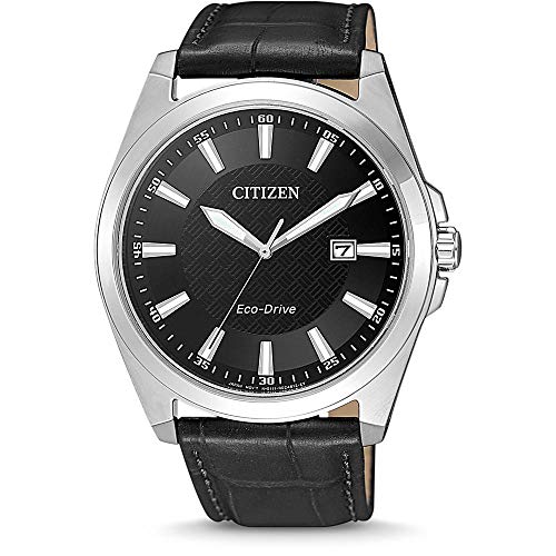 CITIZEN Eco-Drive Saphire Herren Armbanduhr BM7108-14E, Schwarz von CITIZEN