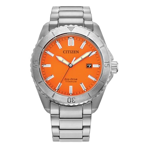 Citizen Herren Analog Uhr mit Titan Armband AW1840-50X von Citizen